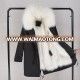 High Quality Women Winter Parka Jacket Real Fox Fur Inside